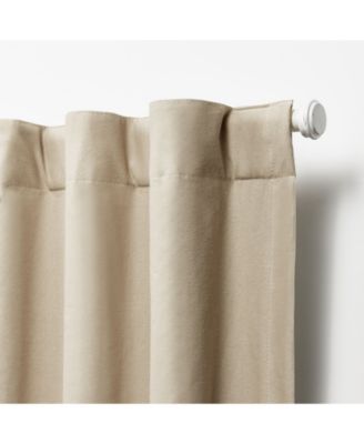 Waller Silver Total Blackout, Back Tab and Rod Pocket Singel Curtain Panel