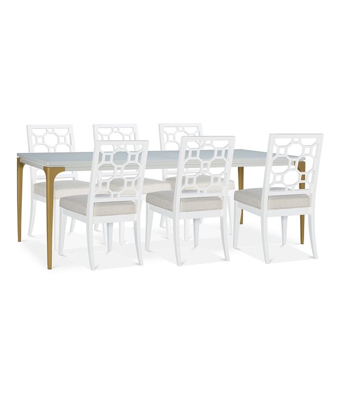 Furniture - Chelsea Expandable Dining , 7-Pc. Set (Table & 6 Side Chairs)