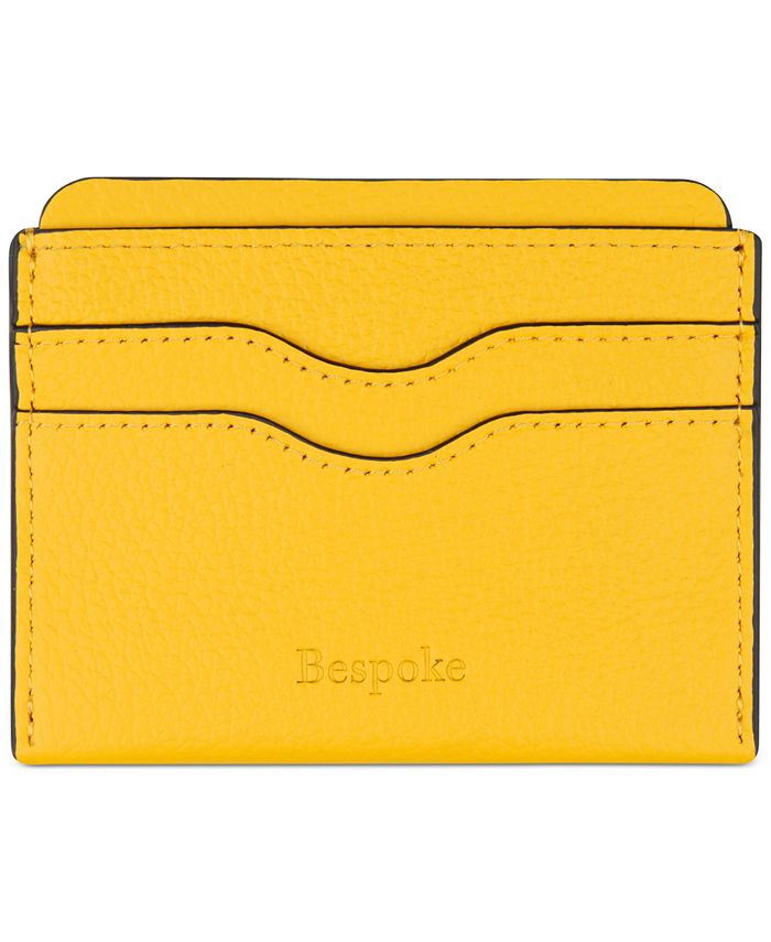 Bespoke Men's Pebble Leather Card Case Macy's