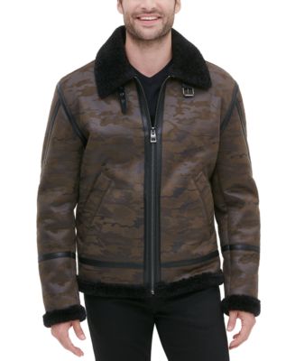 Guess men's shop aviator jacket