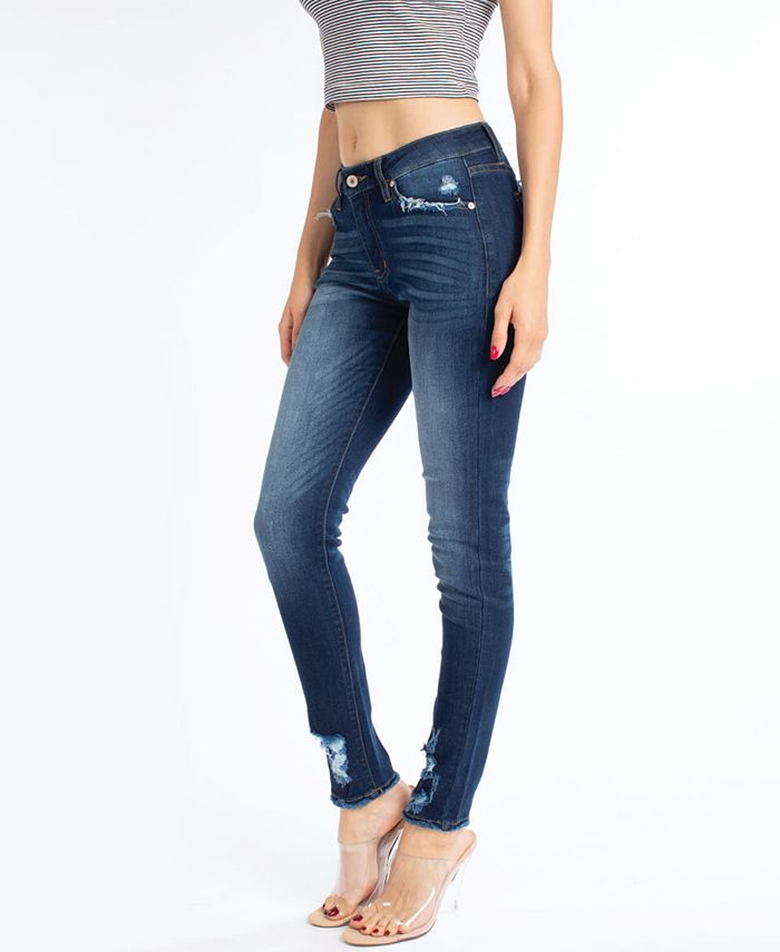 Kancan Mid Rise 5 Pocket Skinny Jeans & Reviews Jeans Women Macy's
