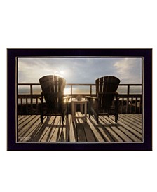 Front Row Seats By Lori Deiter, Printed Wall Art, Ready to hang, Black Frame, 20" x 14"
