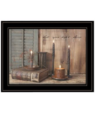 Let Your Light Shine by Billy Jacobs, Ready to hang Framed Print, Black Frame, 19" x 15"