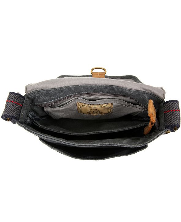 TSD BRAND Atona Classic Flap Canvas Crossbody Bag & Reviews - Handbags ...