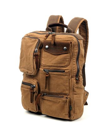 TSD BRAND Ridge Valley Canvas Backpack - Macy's