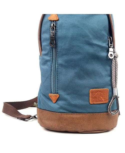 TSD BRAND Urban Light Coated Canvas Sling Bag & Reviews - Handbags ...