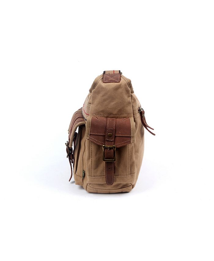 TSD BRAND Turtle Ridge Canvas Mail Bag & Reviews - Handbags ...