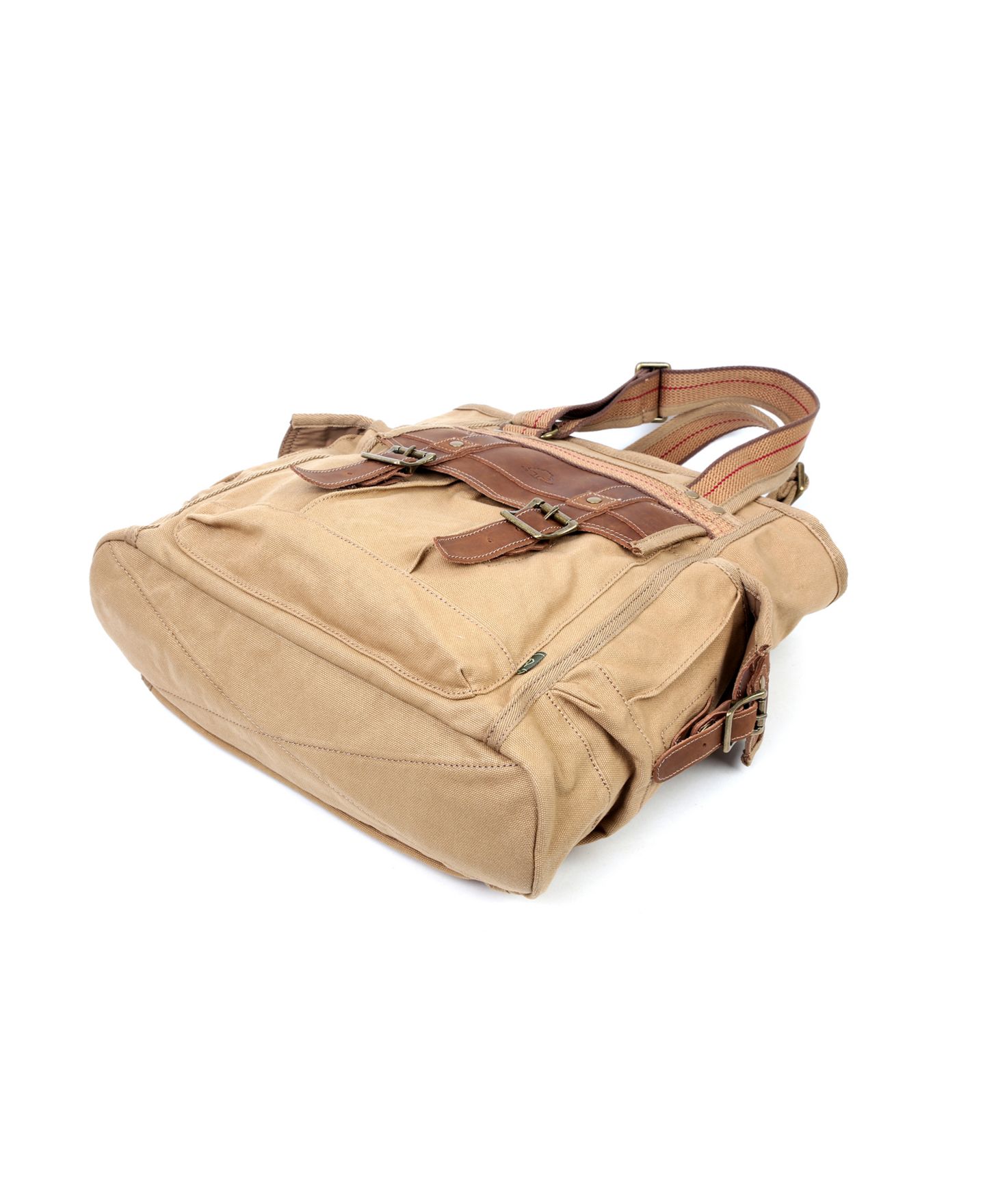 Женская сумка TSD BRAND Turtle Ridge Medium Canvas, цвет: Верблюжий — фото 6