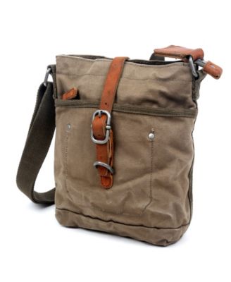 TSD Brand Forest Canvas Crossbody Bag