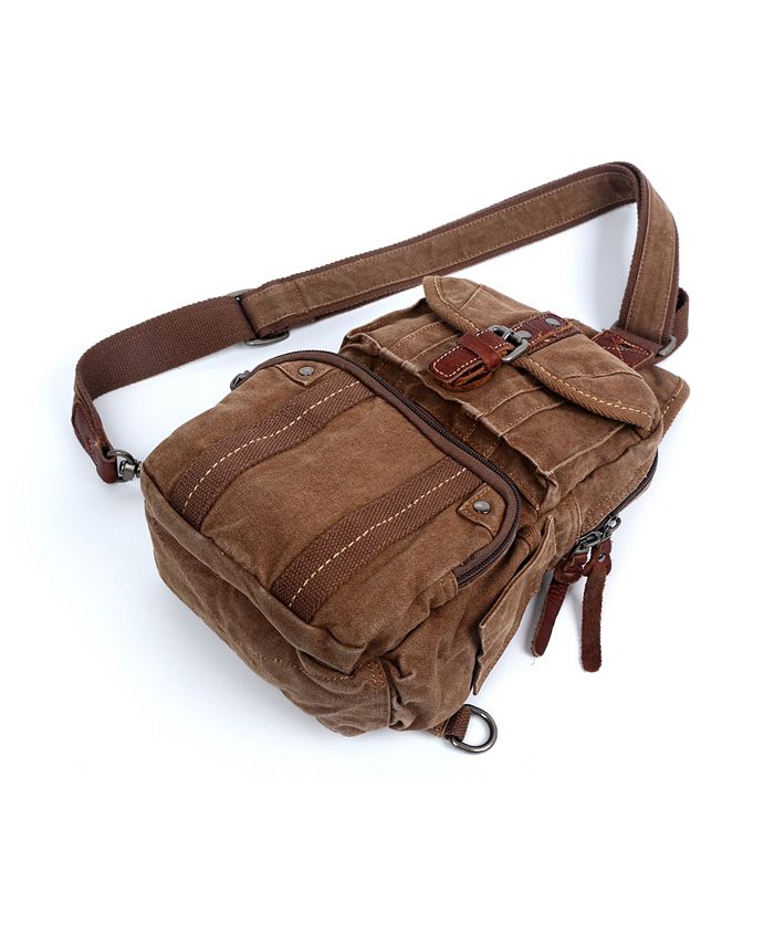 TSD BRAND Sunset Cove Canvas Sling Bag & Reviews - Handbags ...