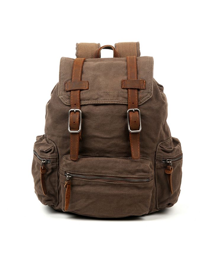 TSD BRAND Silent Trail Canvas Backpack & Reviews - Handbags ...