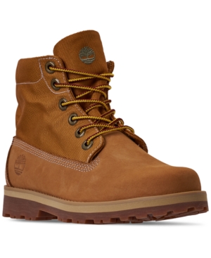 image of Timberland Big Boys Cordura Roll-Top Boots from Finish Line