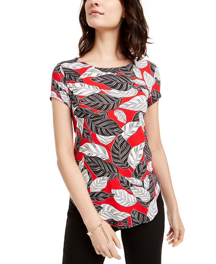 Alfani Printed T Shirt Created For Macys Macys 