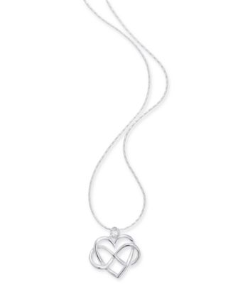 infinity heart necklace macy's