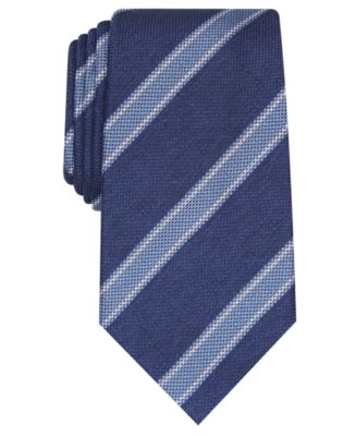 Tasso Elba Men's Classic Stripe Silk Tie, Created for Macy's - Macy's