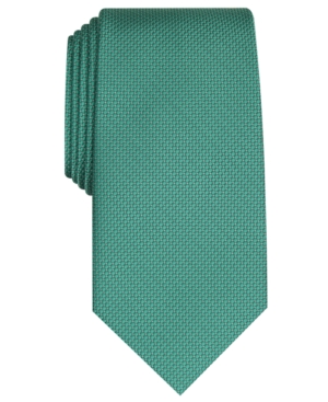 Club Room Men's Parker Classic Grid Tie, Created For Macy's In Hunter