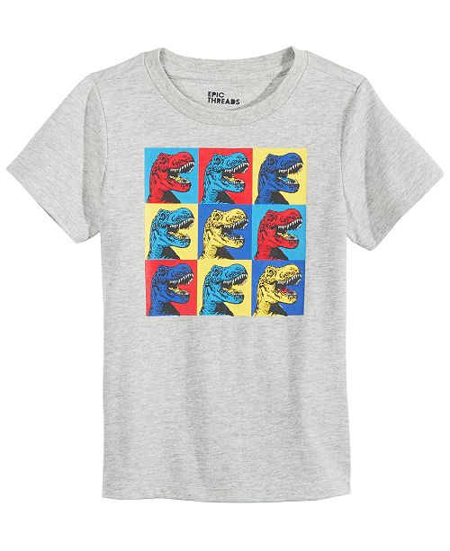 Epic Threads Toddler Boys Dino Square T Shirt Created For Macy S