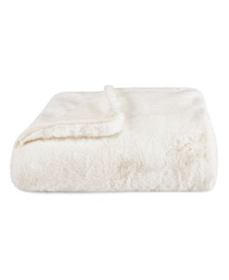 Vera Wang All Over Rib Cotton Reversible Blankets