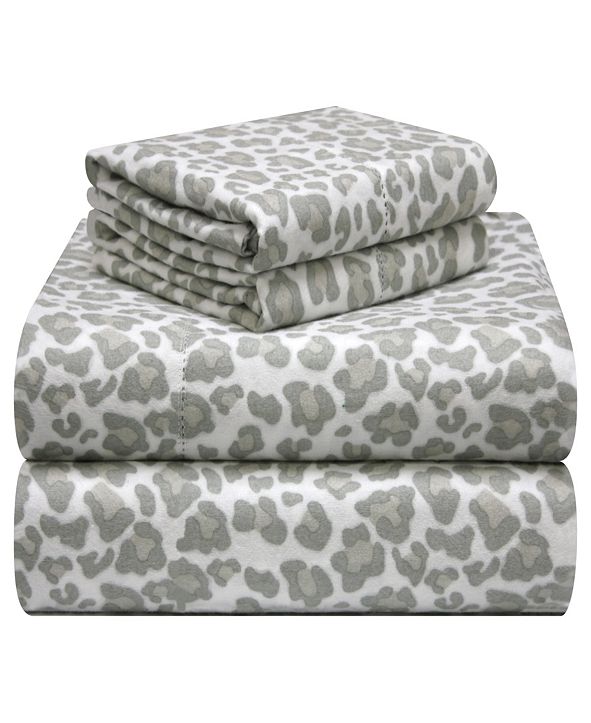 Pointehaven Printed Flannel Queen Sheet Set & Reviews - Sheets & Pillowcases - Bed & Bath - Macy&#39;s
