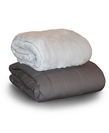 15lb Weighted Blanket with Removable Washable Cover