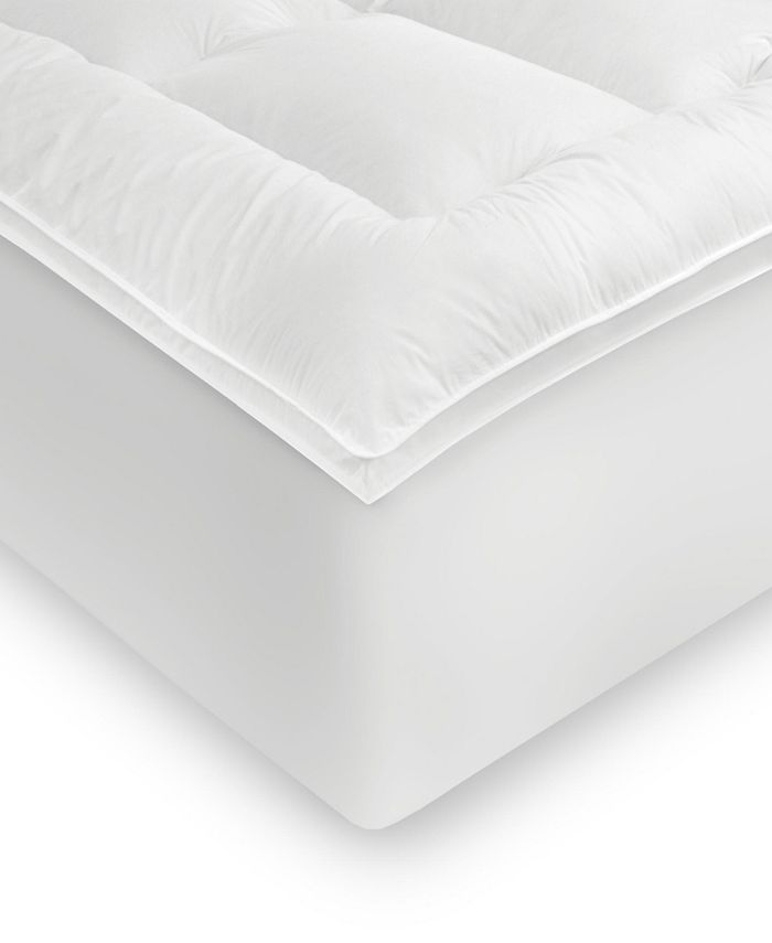 SensorPEDIC 2Inch Down Alternative Mattress Topper and Two Pillows
