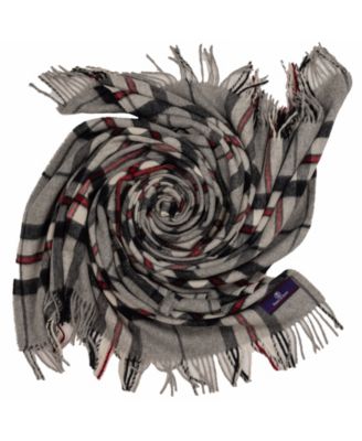 Highland Tartan Tweed Merino Wool Throw, 55" x 72"