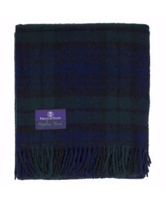 Tartan Tweed Fluffy Throw, 72" x 59"