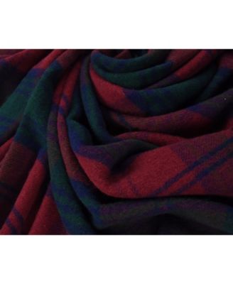 Tartan Tweed Fluffy Throw, 72" x 59"