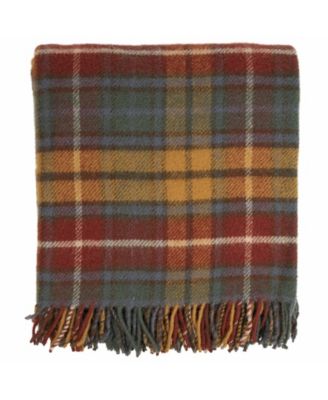 Tartan Tweed Fluffy Throw, 72" x 59"