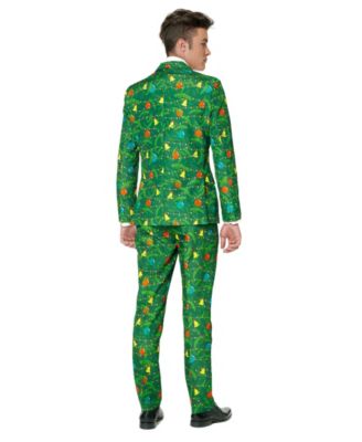 Suitmeister Men's Christmas Green Tree Christmas Suit - Macy's