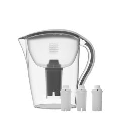 GROSCHE BALI Iced Tea & Infused Water Pitcher with Stainless Steel Infuser  Lid, Sangria Pitcher, 50 fl oz. Capacity.