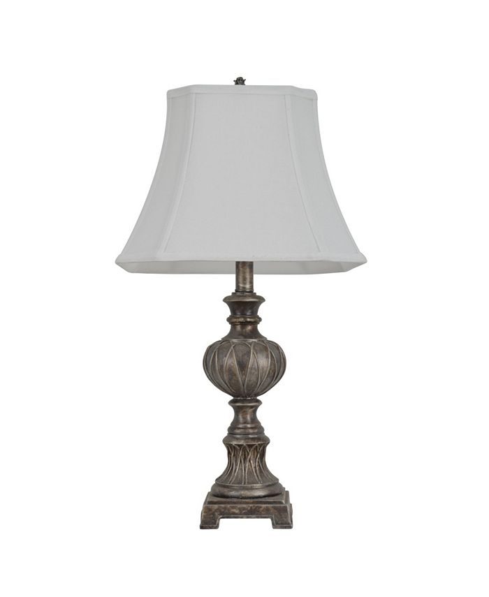 Jimco Lamp & Manufacturing Co Decor Therapy 25" Carved Table Lamp Macy's