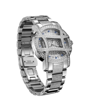 image of Jbw Women-s Olympia Platinum Series Diamond (2 1/2 ct. t.w.) Stainless Steel Watch, 38Mm