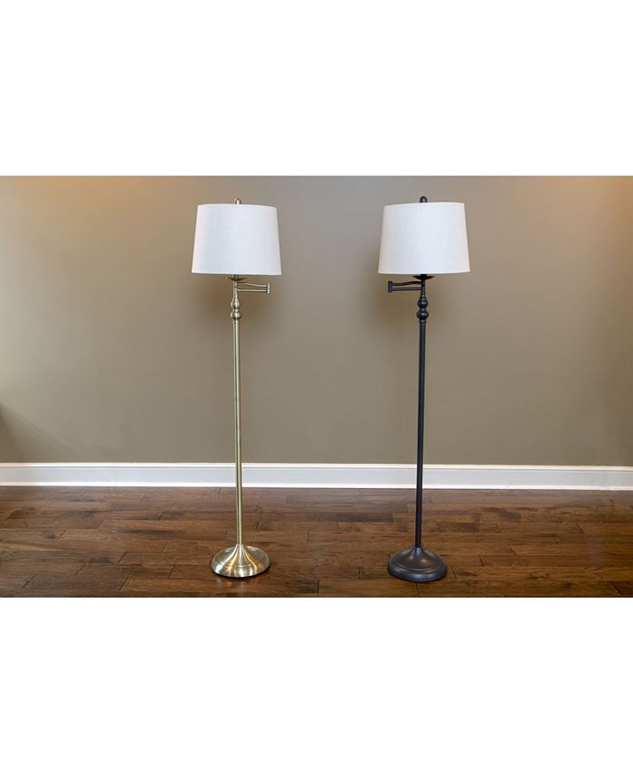 Jimco Lamp & Manufacturing Co Decor Therapy Tara Floor Lamp with Swing Arm Macy's