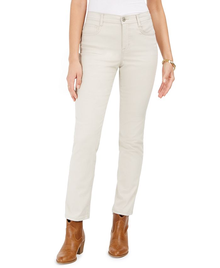 Style & Co Tummy-Control Slim-Leg Jeans, Created for Macy's - Macy's