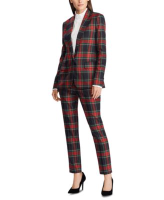 Lauren Ralph Lauren Plaid Suit Pants
