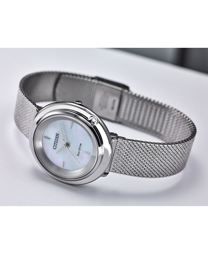 Citizen L Eco-Drive Ambiluna Urushi Drop Silver Watch main image 1