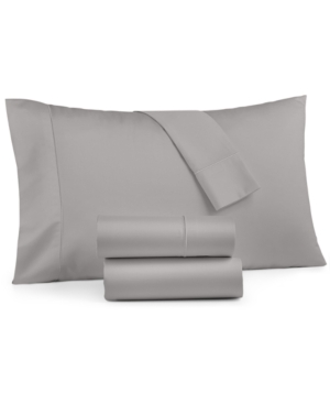 Shop Charter Club Sleep Luxe 800 Thread Count 100% Cotton 4-pc. Sheet Set, Full, Created For Macy's In Charcoal