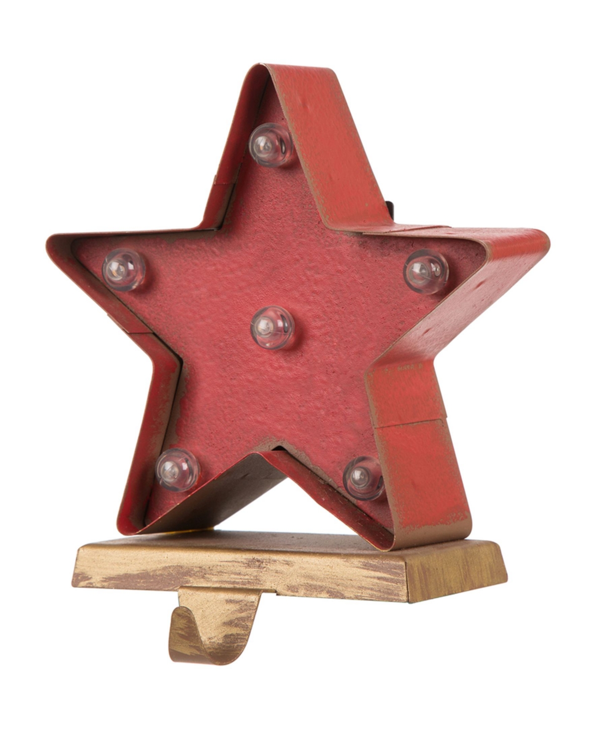 Glitzhome Marquee Led Star Stocking Holder
