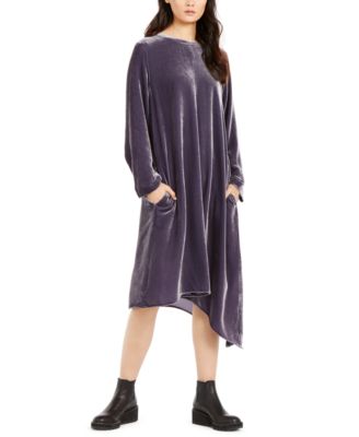 eileen fisher velvet dresses