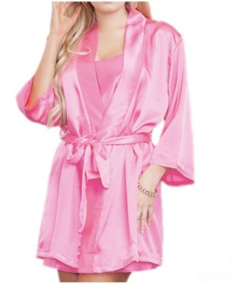 Women's Ultra Soft Satin Lounge and Poolside Robe