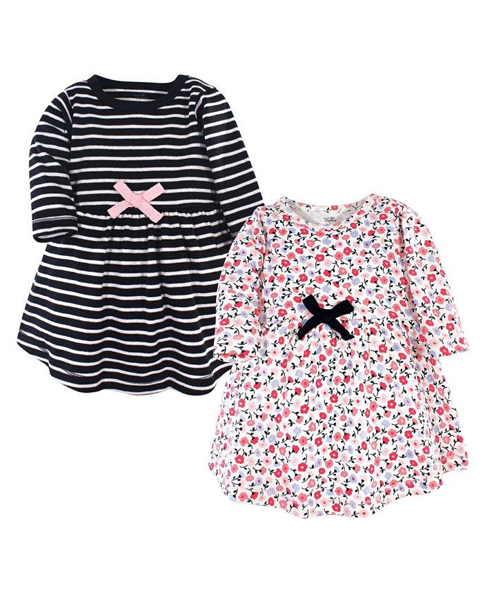 Touched by Nature Toddler Girl Long Sleeve Organic Dress 2 Pack - Macy's