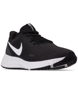 image of Nike Women-s Revolution 5 Wide Width Running Sneakers from Finish Line
