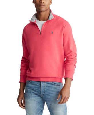 polo ralph lauren double knit mockneck pullover