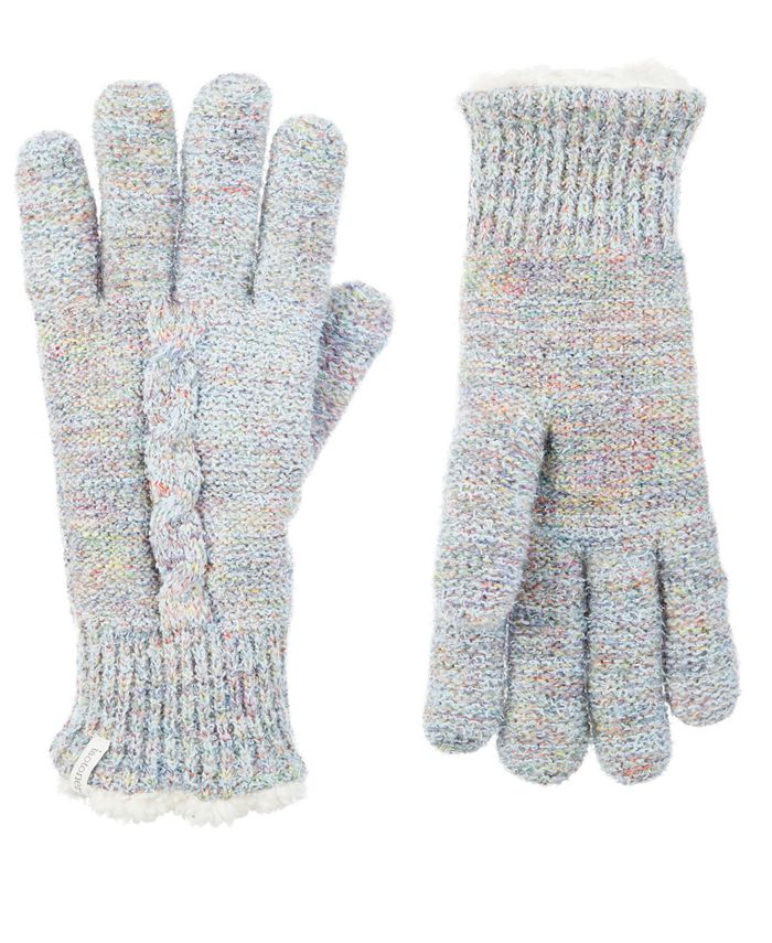 Isotoner Signature Women’s Recycled Yarn Mohair Cable Knit Gloves Macy's