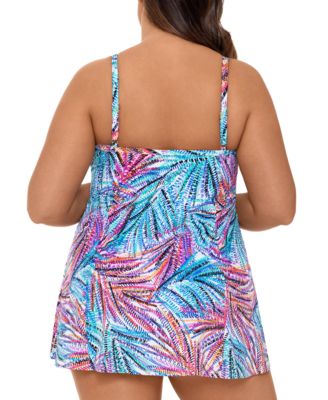 macys plus swimwear