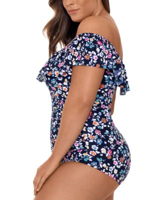 macys plus size swimwear