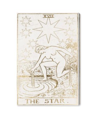 Oliver Gal The Star Tarot Luxe Canvas Art 15 X 10 X 1 5 Reviews All Wall Decor Home Decor Macy S