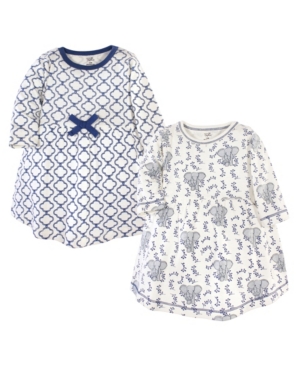 Touched by Nature Baby Girl Long Sleeve Organic Dress 2 Pack