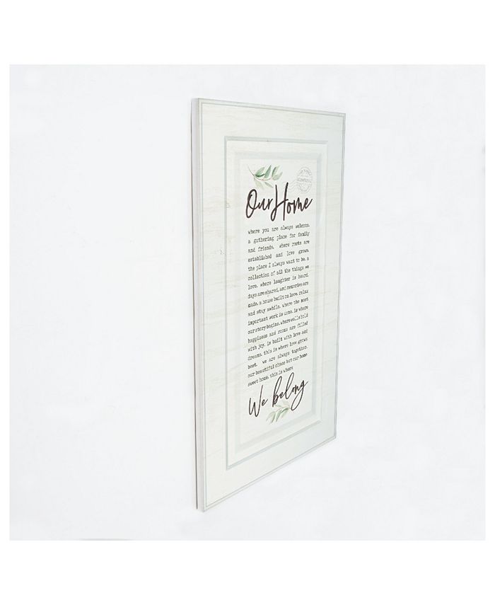 P Graham Dunn Our Home Wall Art Macy's